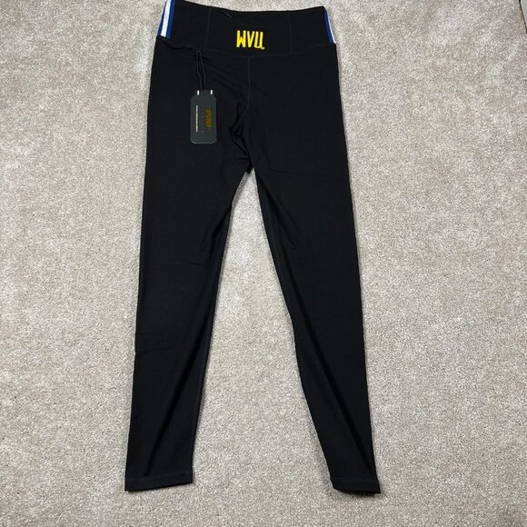 Pro Standard Womens M Black West Virginia Mountaineers Football Leggings NWT - Picture 2 of 8